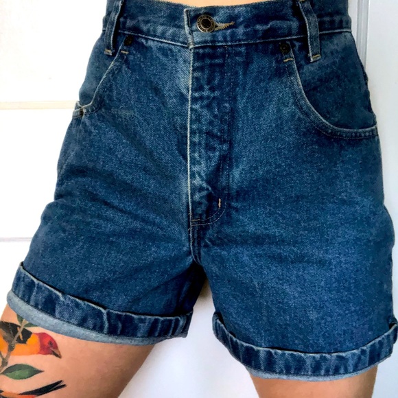 Chazzz Pants - Vintage high rise mom jeans shorts
